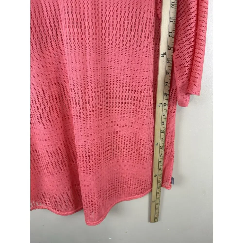 O'Neill Women’s Cover-up Mesh Swimsuit Orange Beach Resortwear Tunic Size XS/S